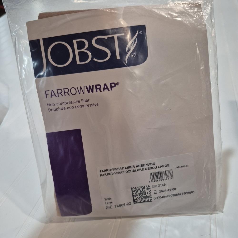 JOBST FarrowWrap Non-Compressive Knee Liner Wide Large